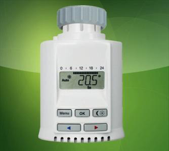 Risparmio riscaldamento valvole termostatiche digitali base wireless Risparmio valvole termostatiche