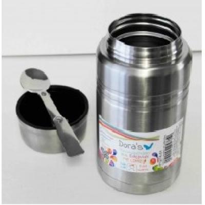 TERMO-LUNCH-BOX-TERMICO-ACCIAIO-ROTONDO-CON-CUCCHIAIO-500ML