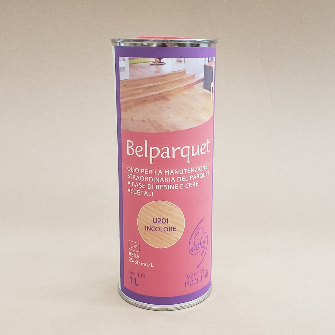 Olio manutenzione pavimenti in legno Belparquet 1 lt