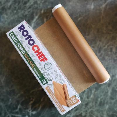 Carta da forno in cellulosa vergine non sbiancata 50mt