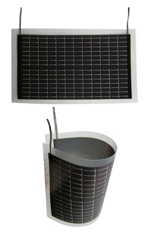 Cella solare da esterno flessibile 7.2V - 200mA - 270x175mm. cod: P7.2-150
