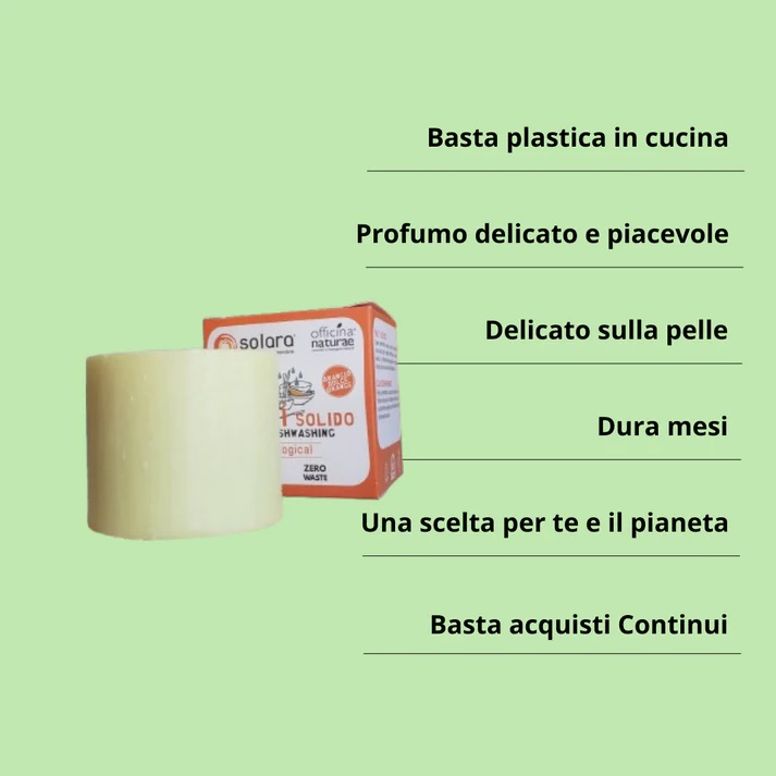 Detersivo piatti SOLIDO arancio dolce