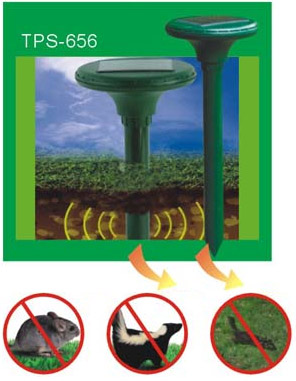 Dissuasore-allontana topi e roditori ad energia solare