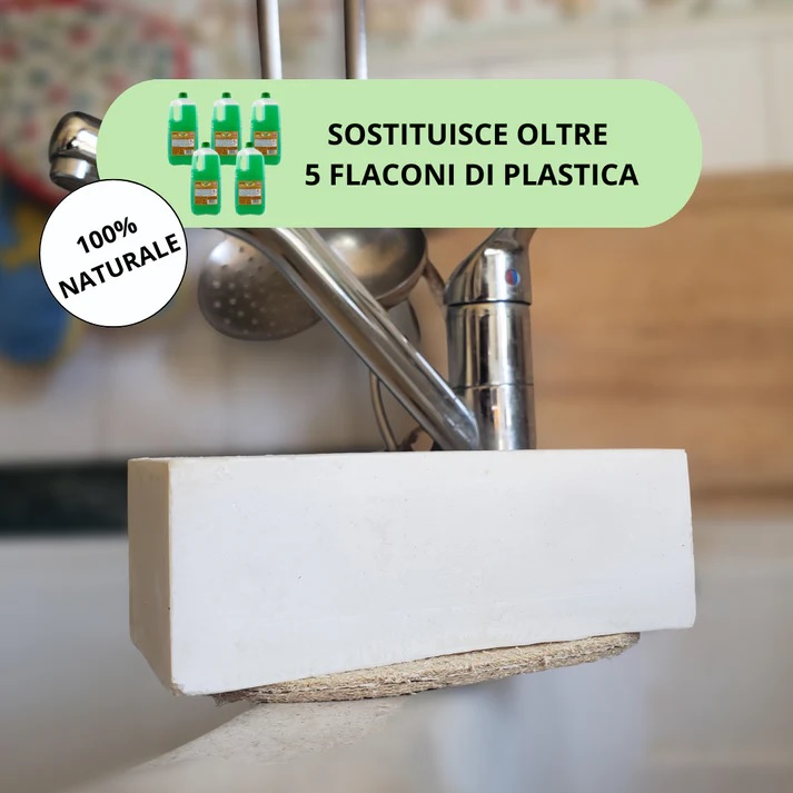 detergente solido per la pulizia di piatti e stovigli