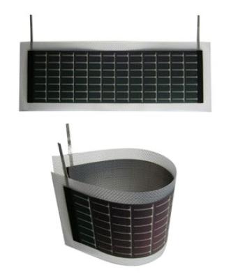 Cella solare da esterno flessibile 7.2V -100mA - 270x100mm. PowerFilm P7.2-75