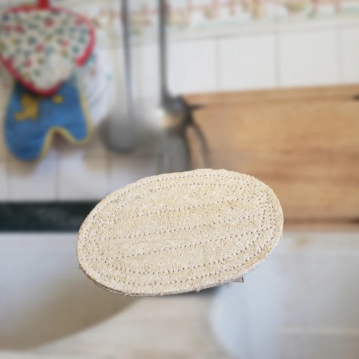 Porta sapone solido in luffa