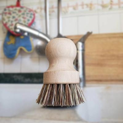 Spazzola ecologica per pulizia piatti e pentole con fibre vegetali DURE